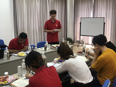 牛商爭霸賽青島雄獅隊走進捷立機械，青島瑞普特積極參與